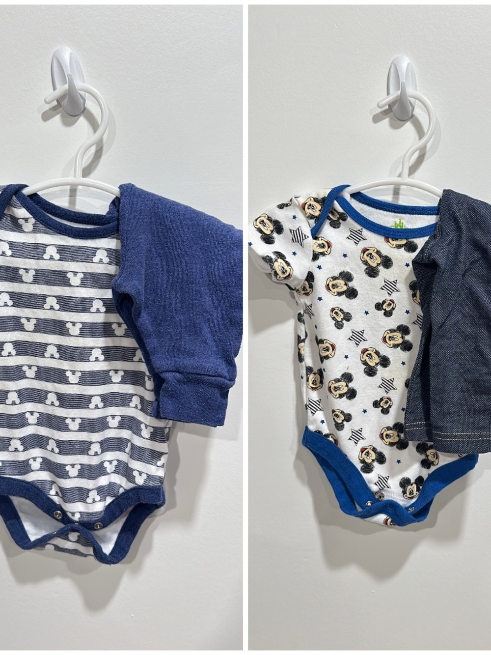 3 for $25 Disney Mickey Mouse Baby Boy Clothes 0-3 months